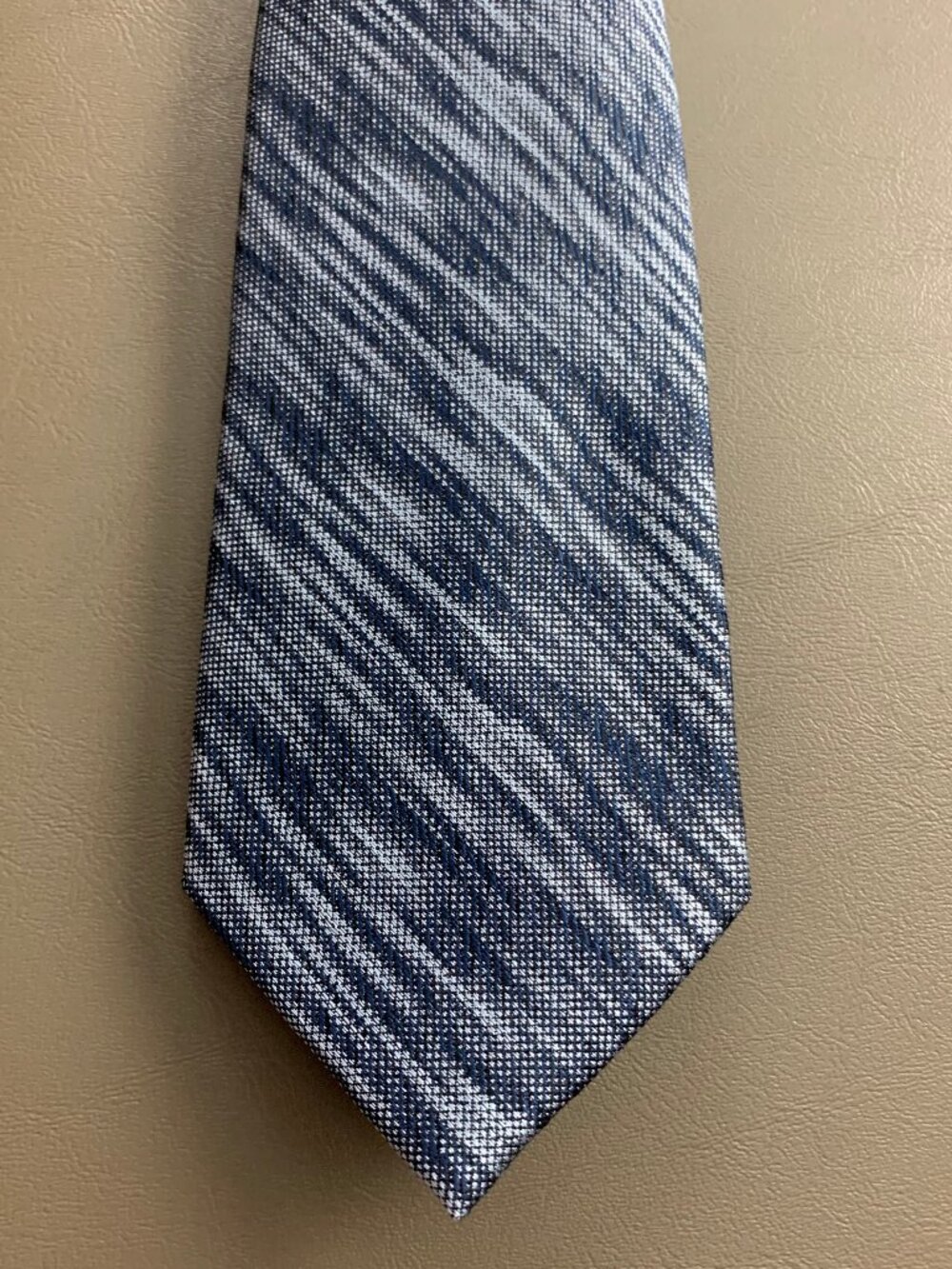 Perry Ellis Portfolio Men's 3'' 100% Polyester Neck Tie, Blue Namin Abstract